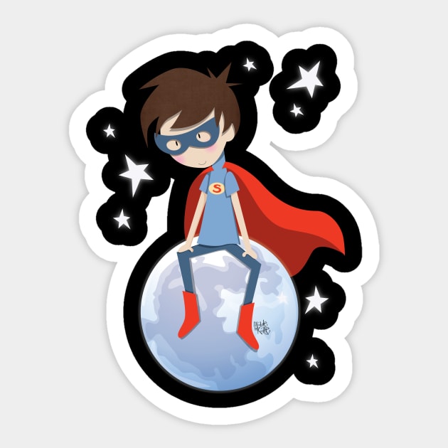 Superhero Sticker by Madebykale